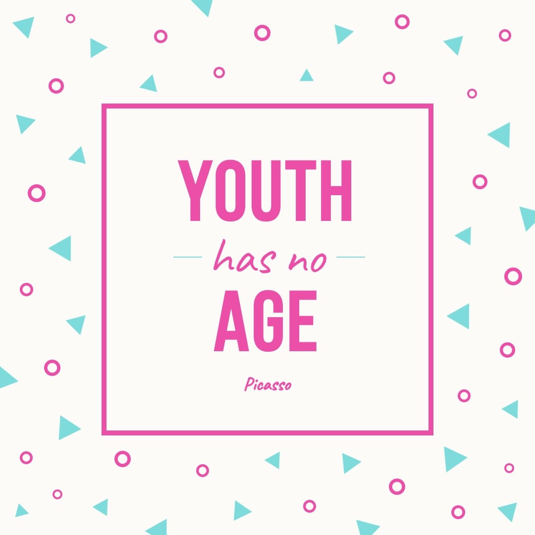 Youth has no Age Instagram Post Template Youth has no Age Instagram Post Template