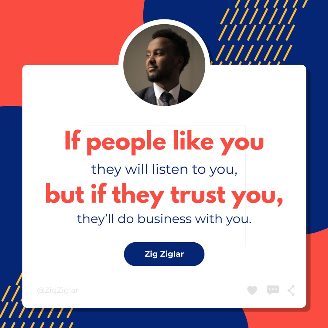 Zig Ziglar Quote Instagram Post Template