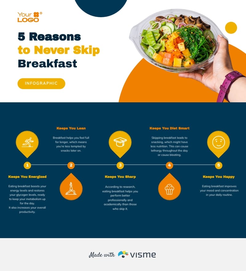 Breakfast Infographic Template