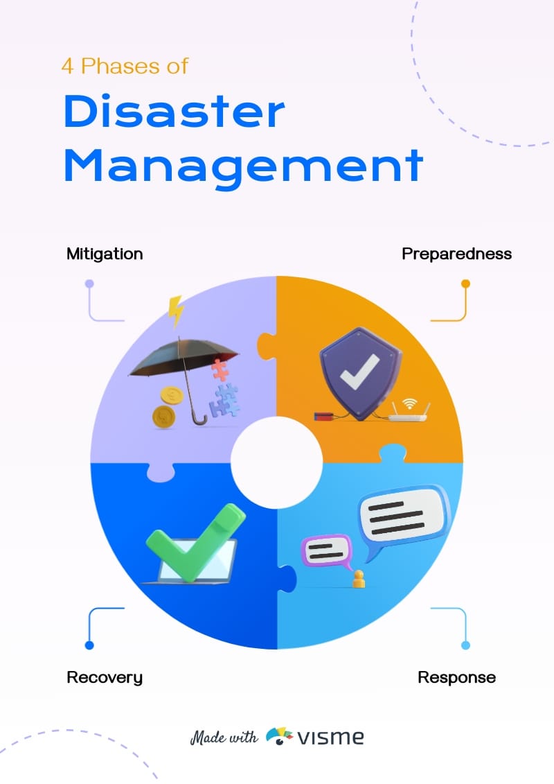 Disaster Management Infographic Template