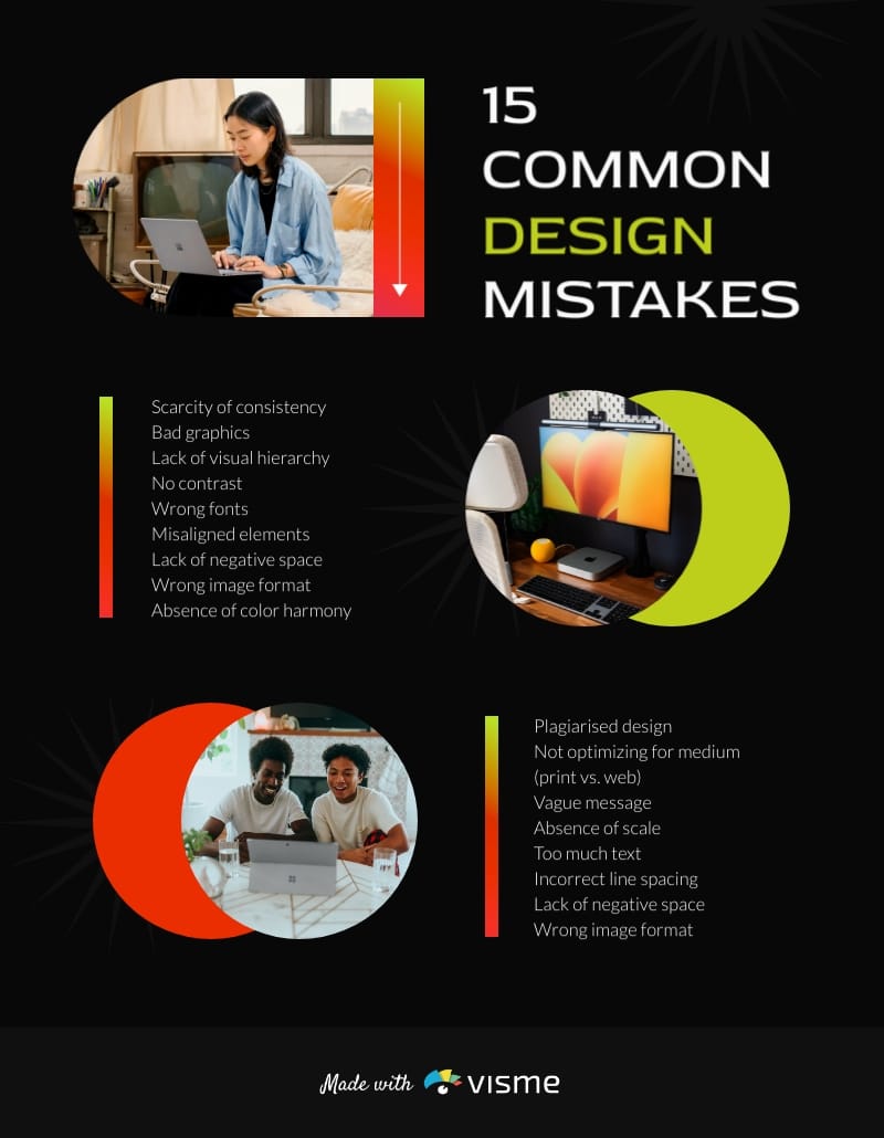 Graphic Design Blog Infographic Template