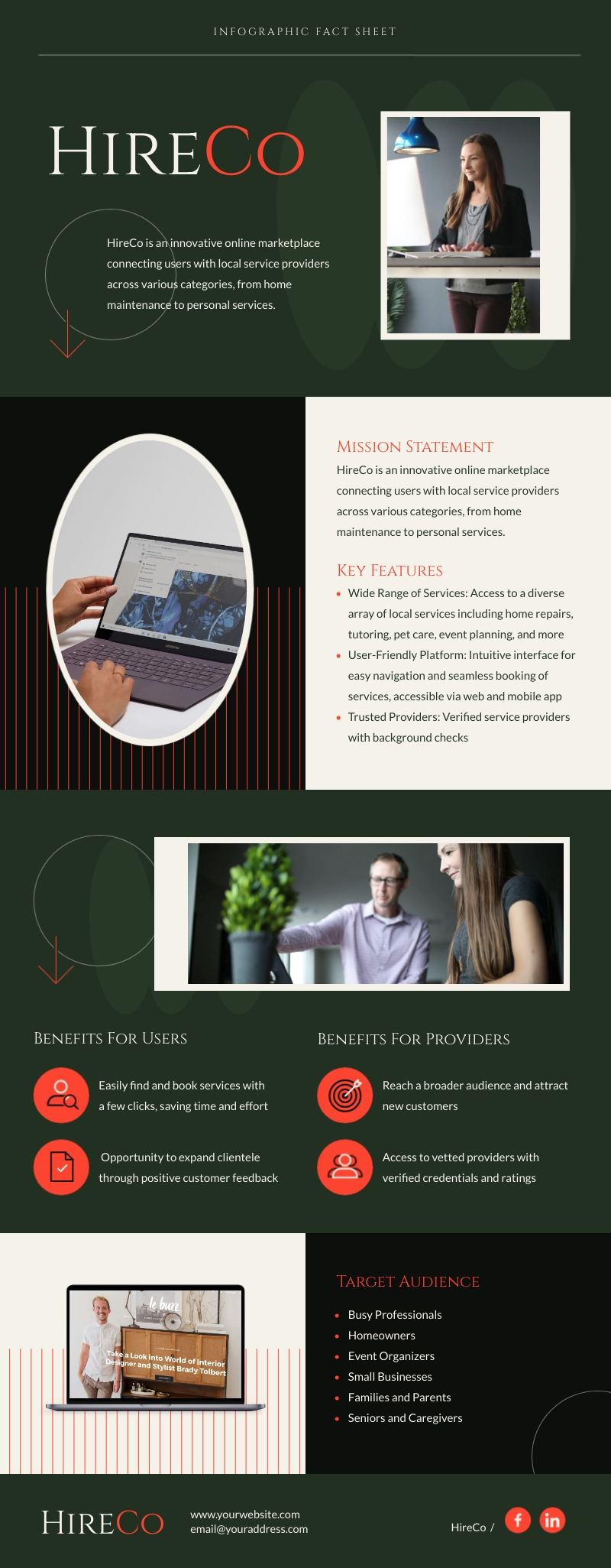 Infographic Fact Sheet Template