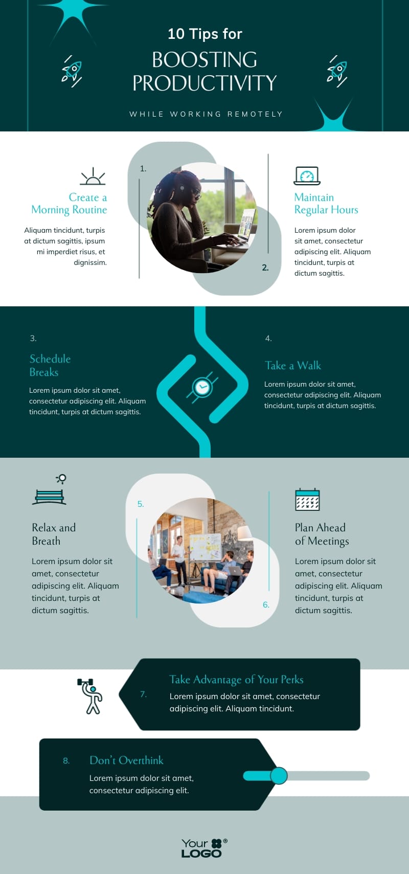 Modern Informational Infographic Template