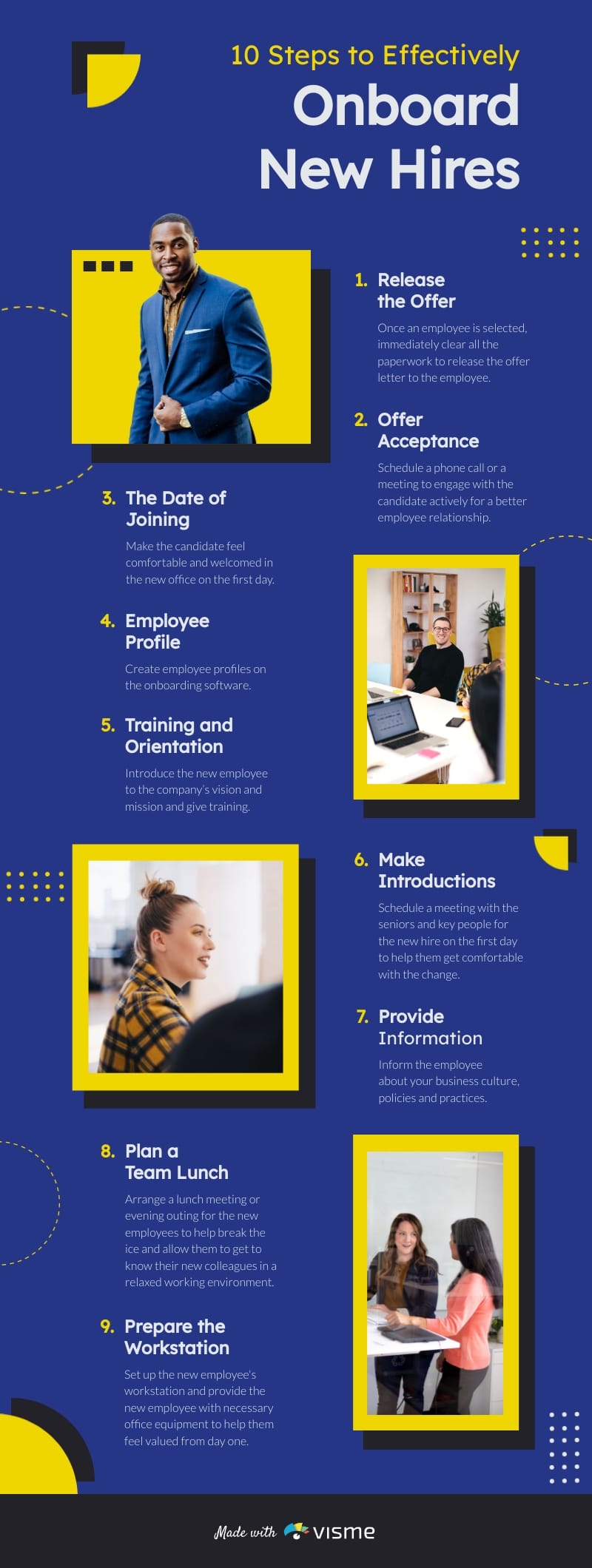 Onboarding Process Infographic Template