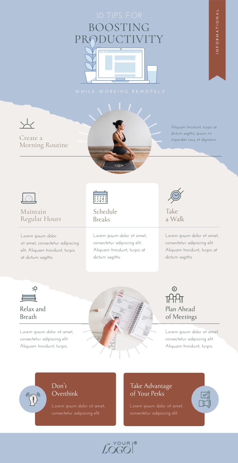 Simple Informational Infographic Template