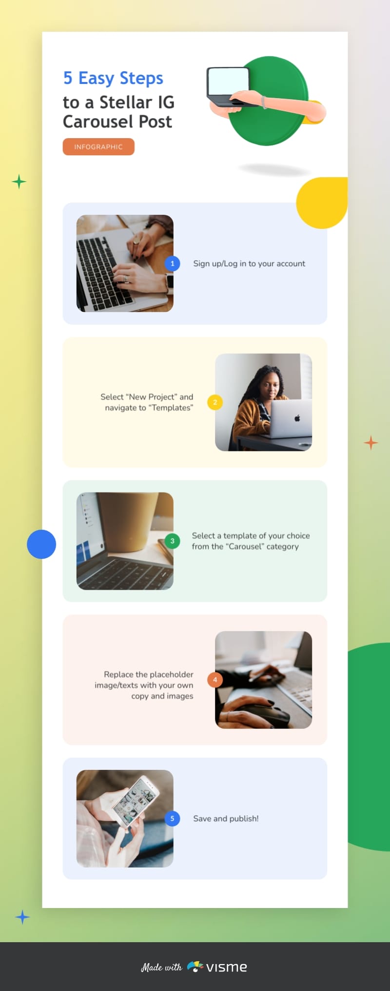 Tutorial Blog Infographic Template