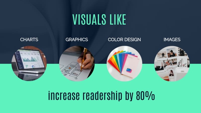 Visuals and Readership Infographic Template Visuals and Readership Infographic Template