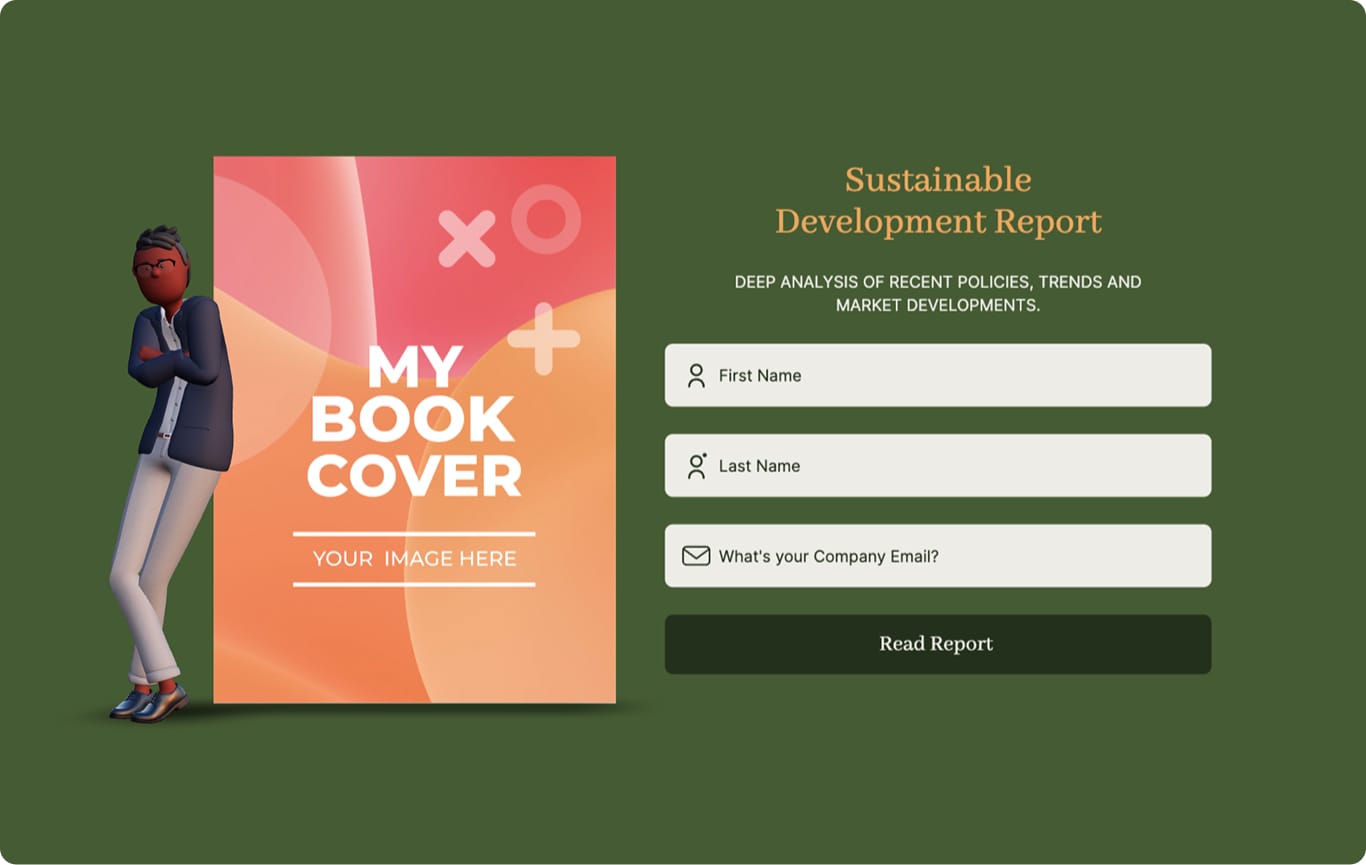Animated Report Download Form Template