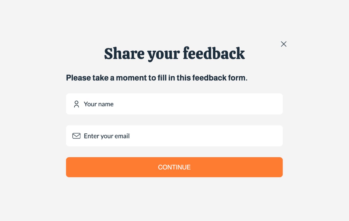 Constructive Light Feedback Form Template