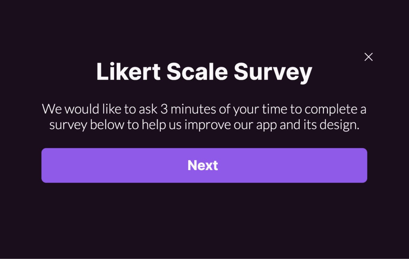 Likert Scale Survey Template
