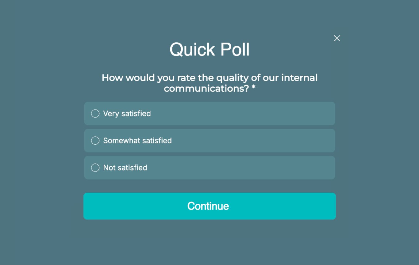 Mobile Friendly Poll Template