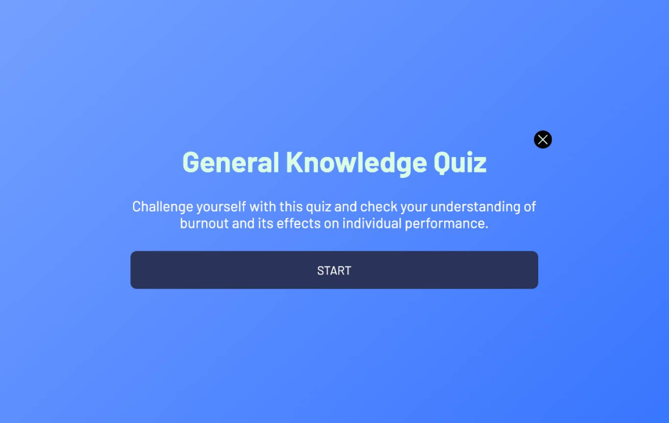 Professional Quiz Template