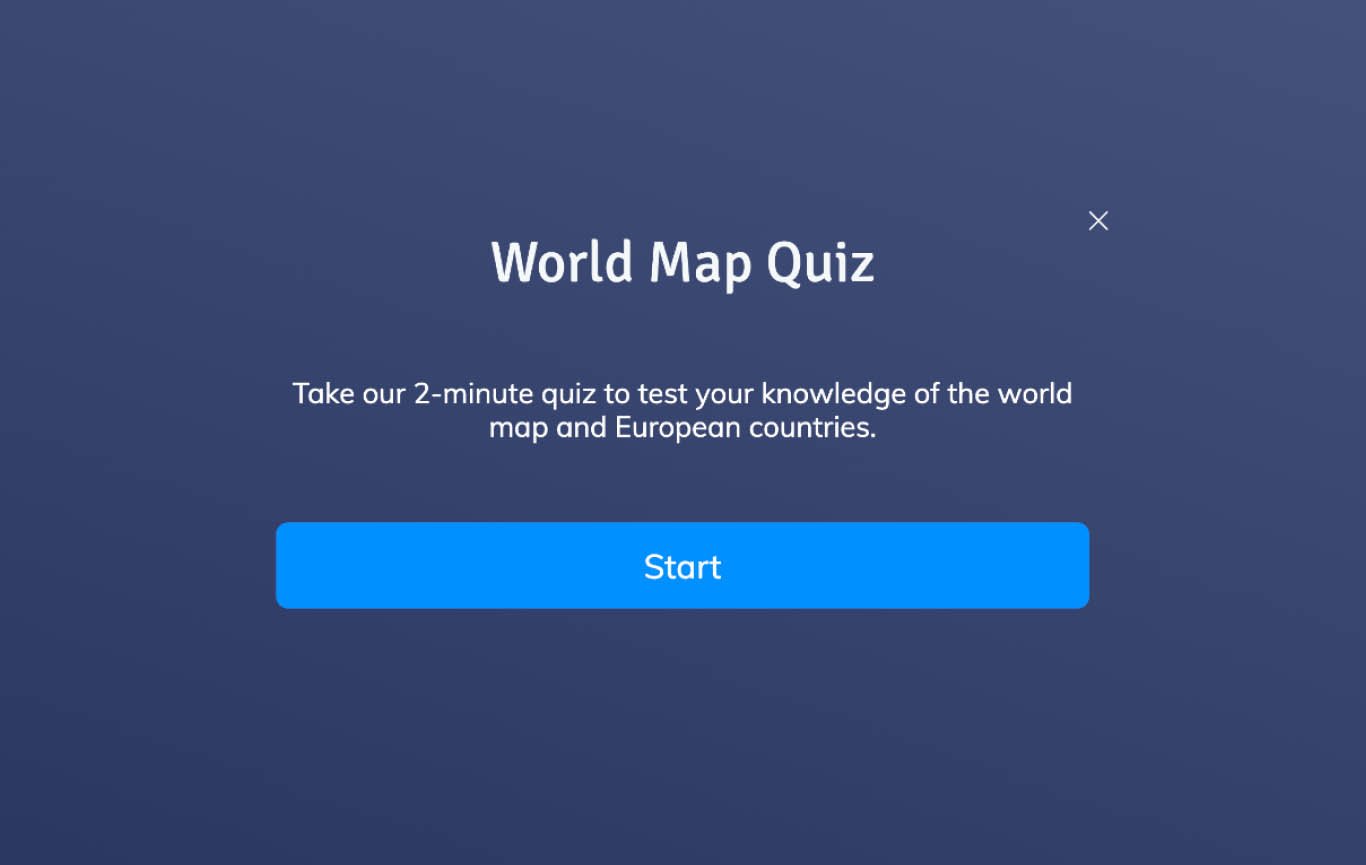 Quiz for Website Template