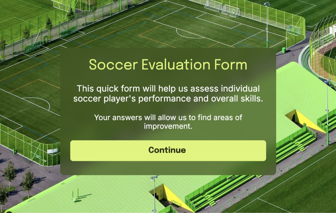 Soccer Evaluation Form Template