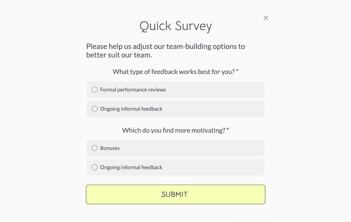 This or That Poll Template