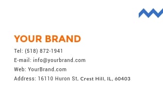 Modern Orange - Business Card Template - Slide 2 Modern Orange - Business Card Template - Slide 2