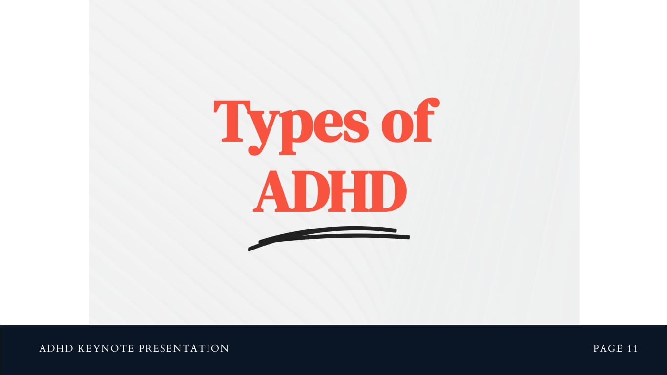 ADHD Keynote Presentation Template - Slide 11 ADHD Keynote Presentation Template - Slide 11
