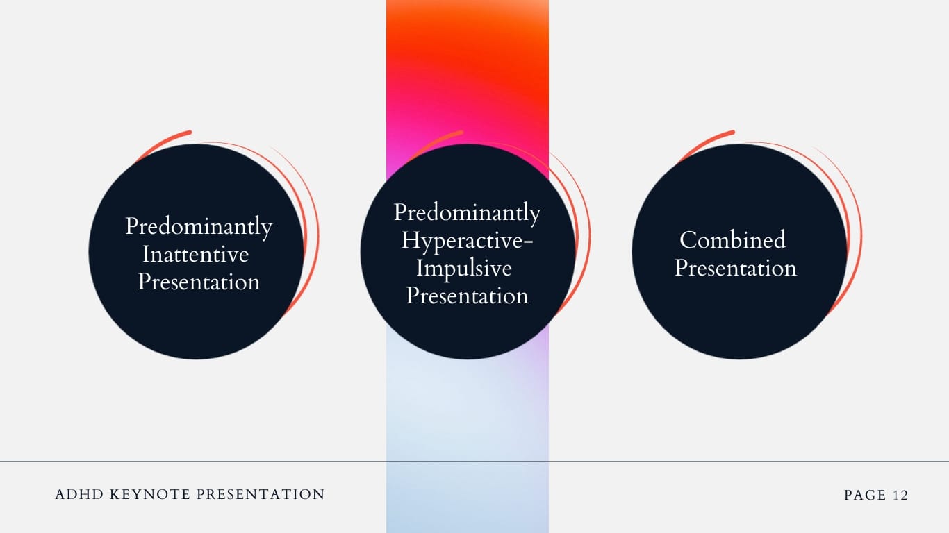 ADHD Keynote Presentation Template - Slide 12 ADHD Keynote Presentation Template - Slide 12
