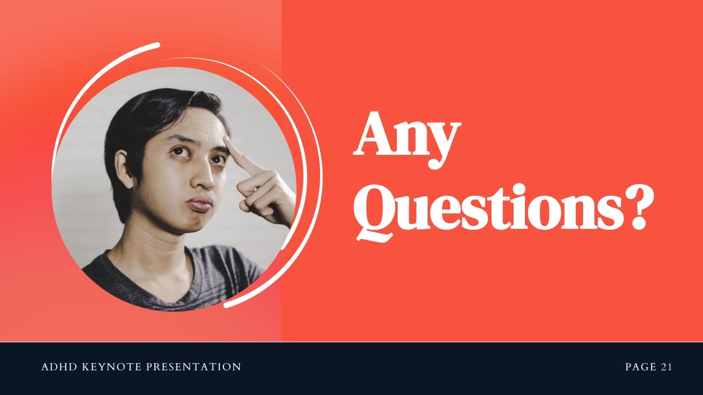 ADHD Keynote Presentation Template - Slide 21 ADHD Keynote Presentation Template - Slide 21