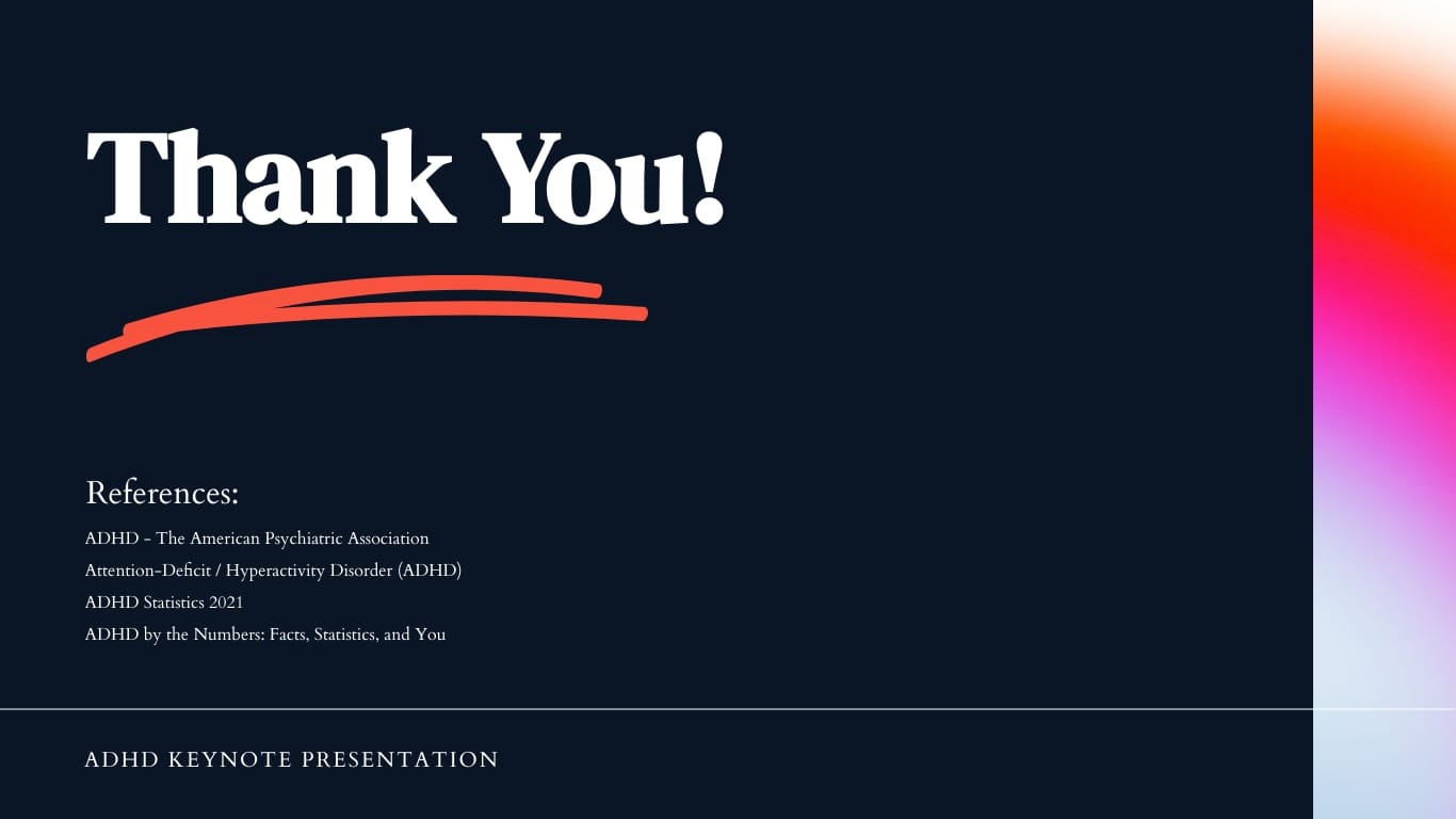 ADHD Keynote Presentation Template - Slide 22 ADHD Keynote Presentation Template - Slide 22