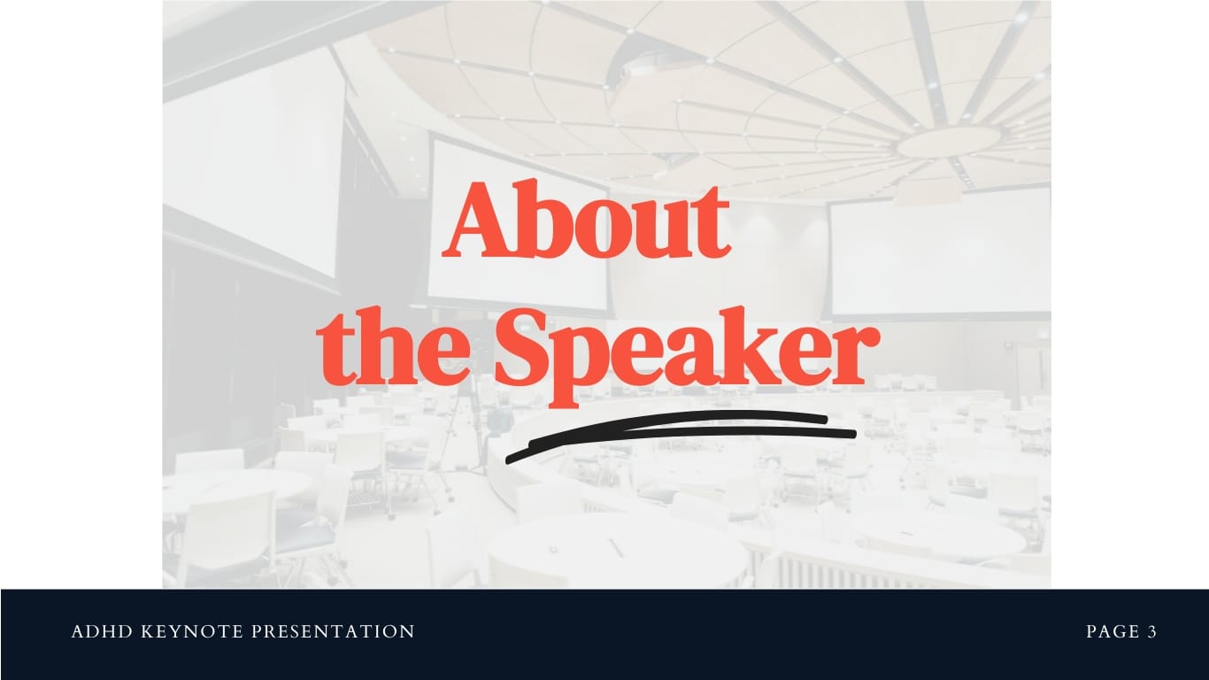 ADHD Keynote Presentation Template - Slide 3 ADHD Keynote Presentation Template - Slide 3