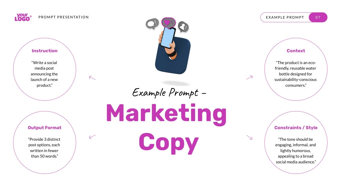 AI Agent Prompt Presentation Template - Slide 7 AI Agent Prompt Presentation Template - Slide 7