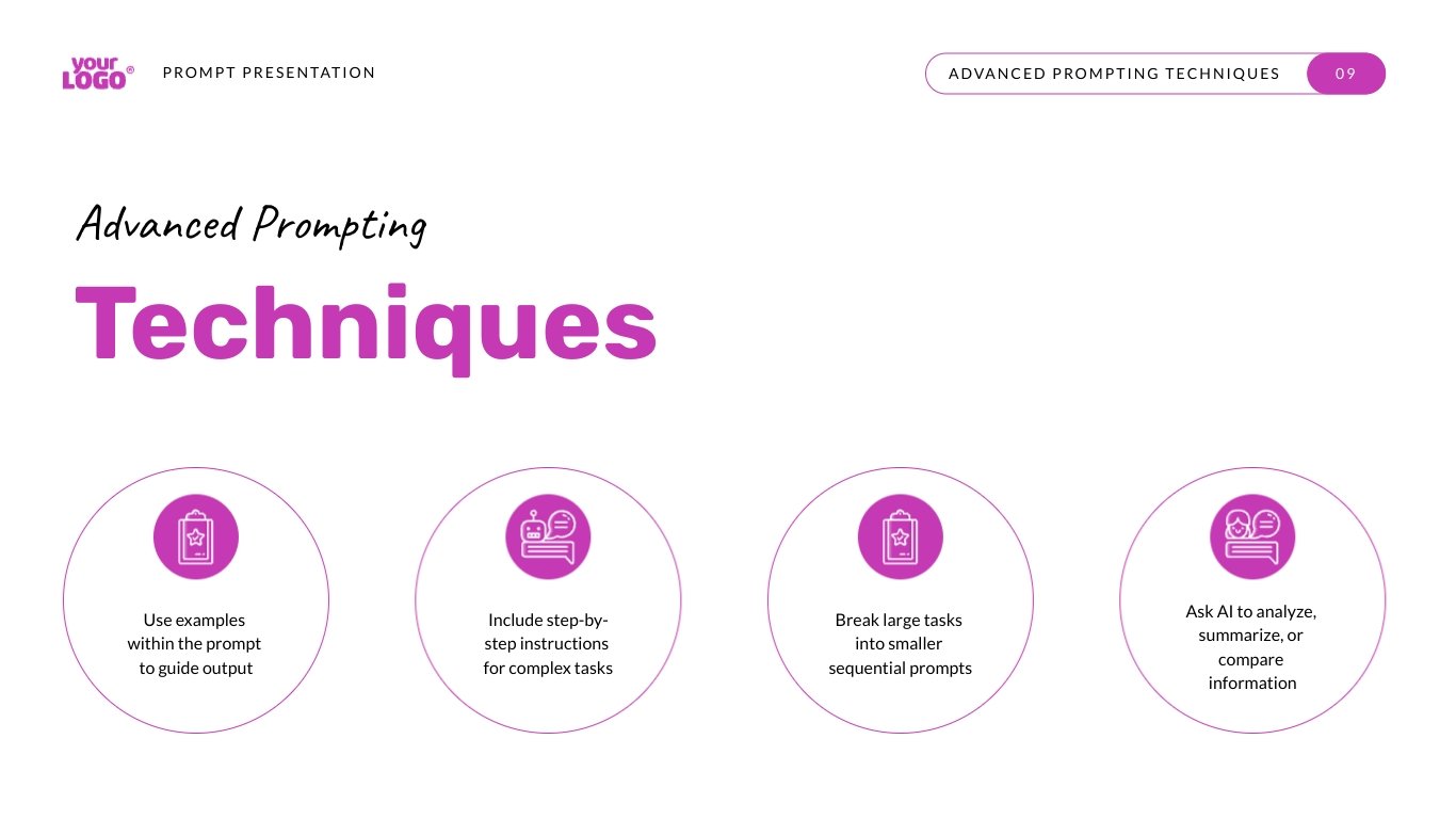 AI Agent Prompt Presentation Template - Slide 9 AI Agent Prompt Presentation Template - Slide 9