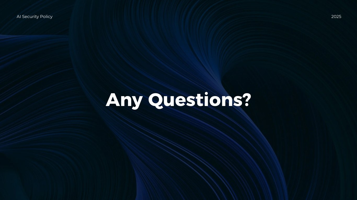 AI Security Policy Presentation Template - Slide 15 AI Security Policy Presentation Template - Slide 15