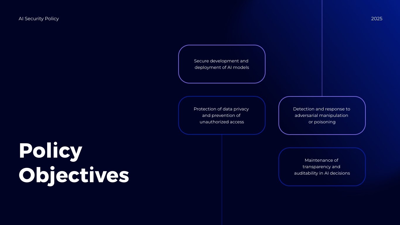 AI Security Policy Presentation Template - Slide 5 AI Security Policy Presentation Template - Slide 5