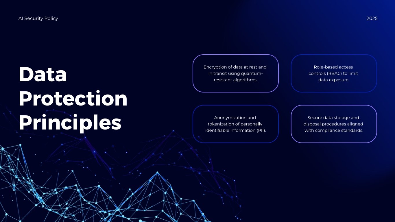 AI Security Policy Presentation Template - Slide 7 AI Security Policy Presentation Template - Slide 7