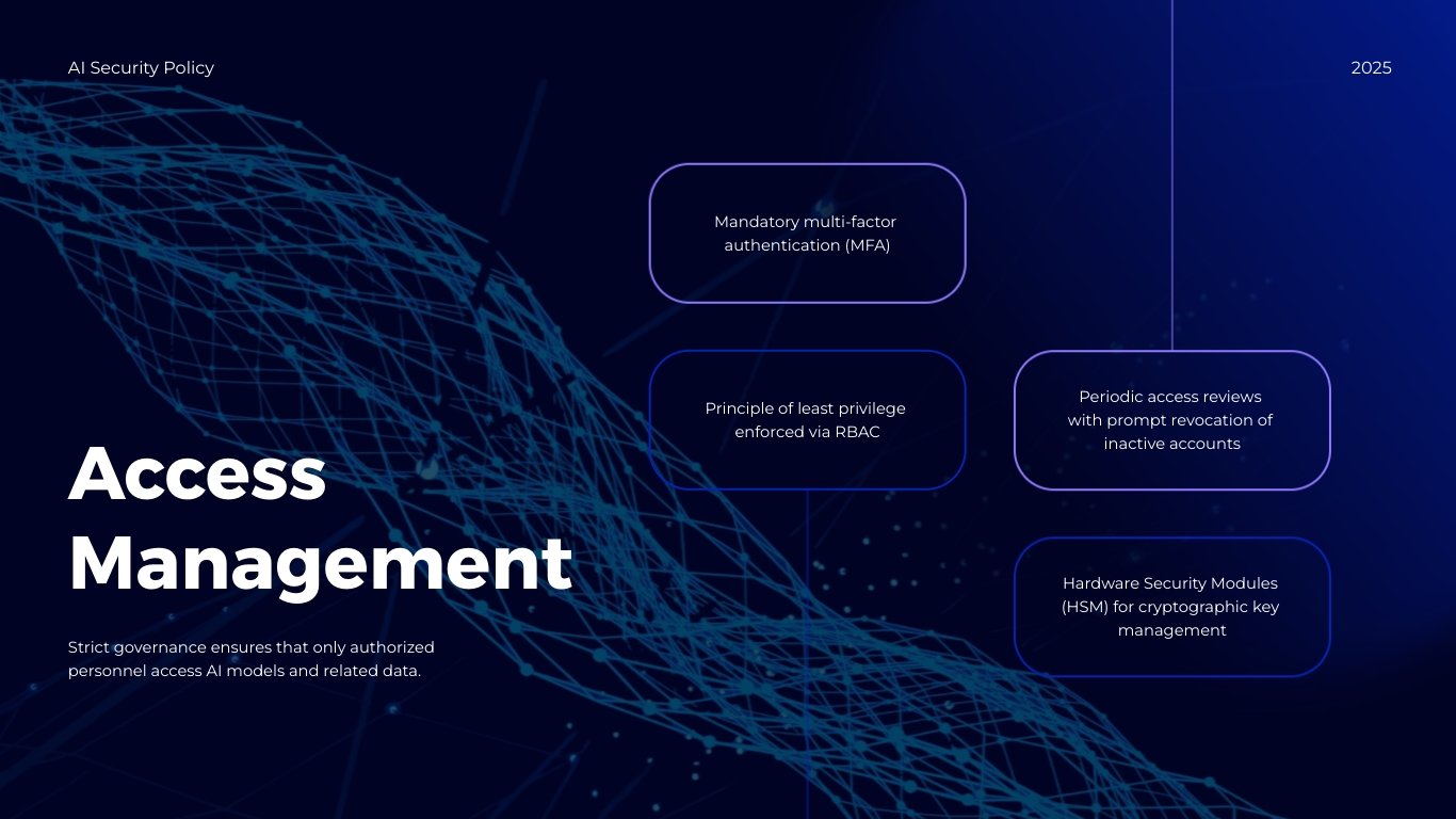 AI Security Policy Presentation Template - Slide 9 AI Security Policy Presentation Template - Slide 9
