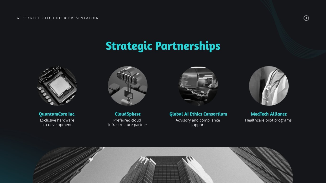 AI Startup Pitch Deck Presentation Template - Slide 15 AI Startup Pitch Deck Presentation Template - Slide 15