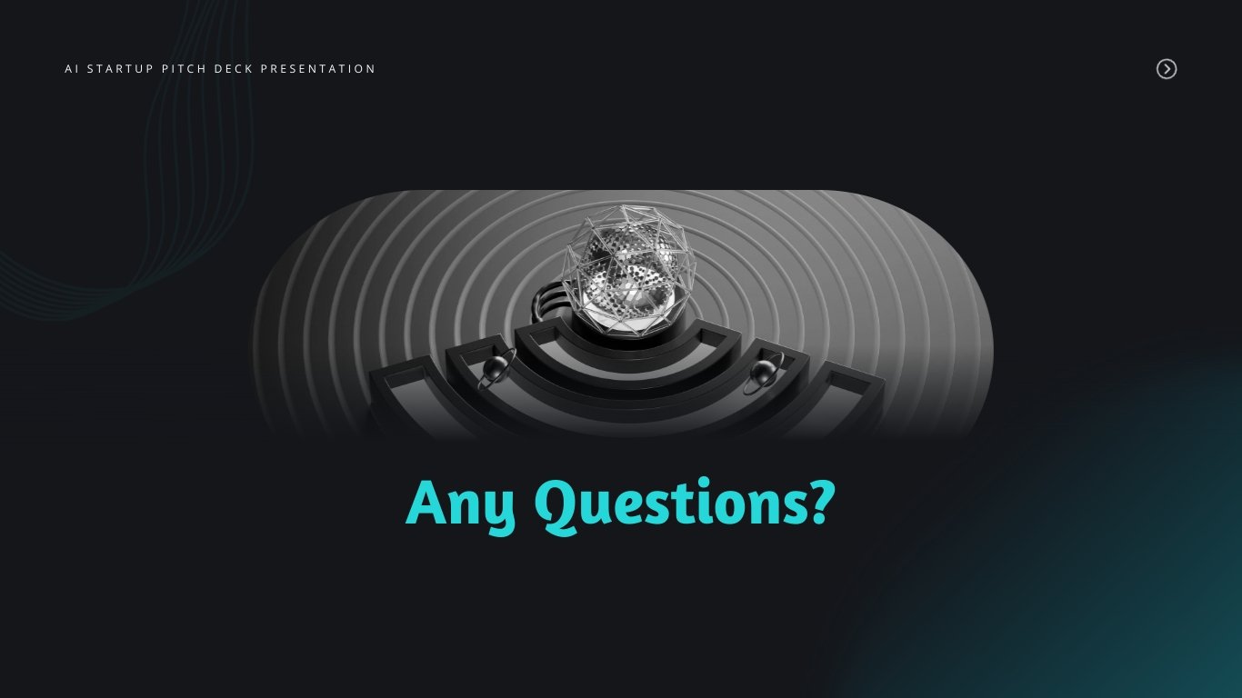 AI Startup Pitch Deck Presentation Template - Slide 19 AI Startup Pitch Deck Presentation Template - Slide 19