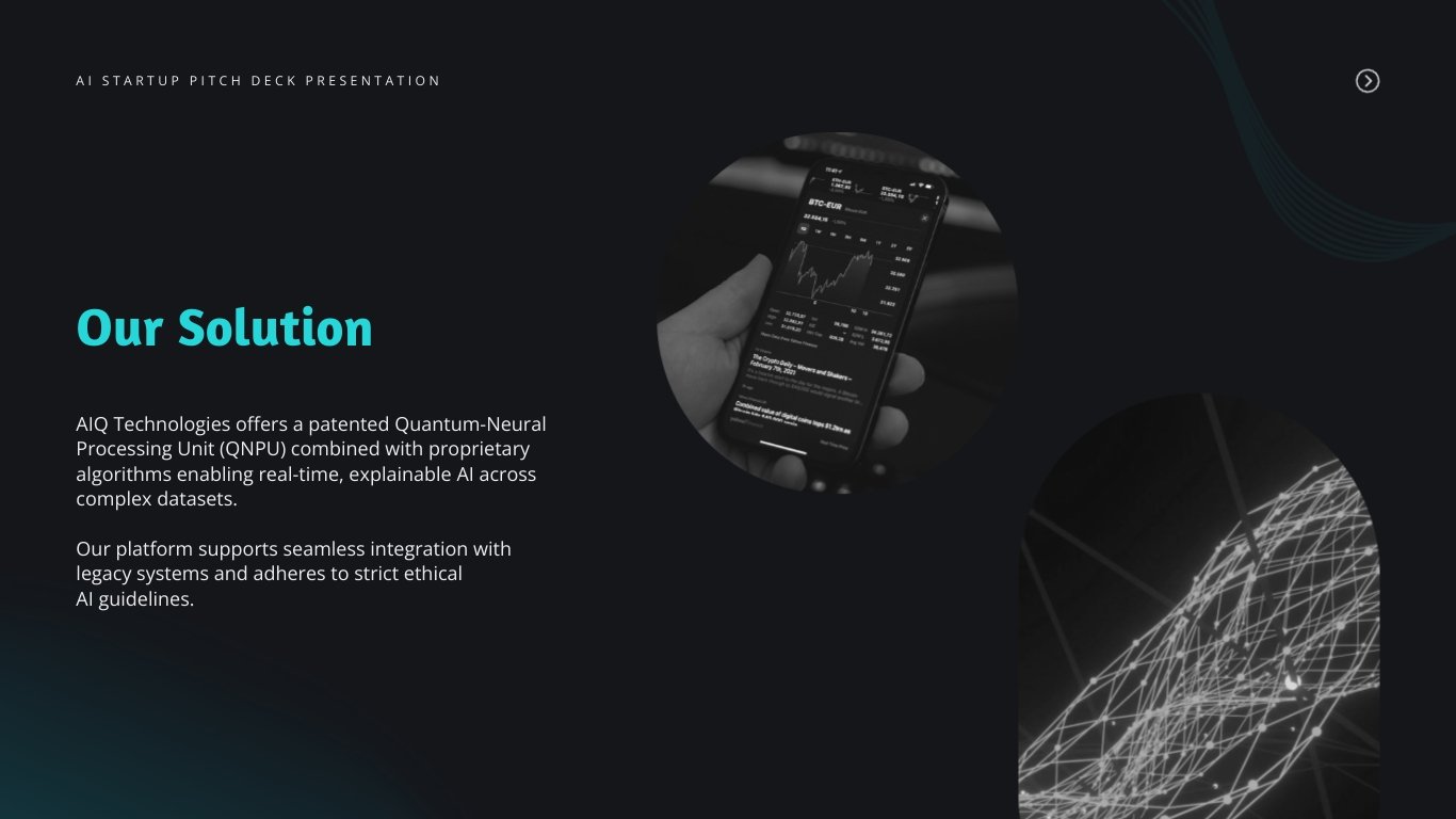 AI Startup Pitch Deck Presentation Template - Slide 6 AI Startup Pitch Deck Presentation Template - Slide 6