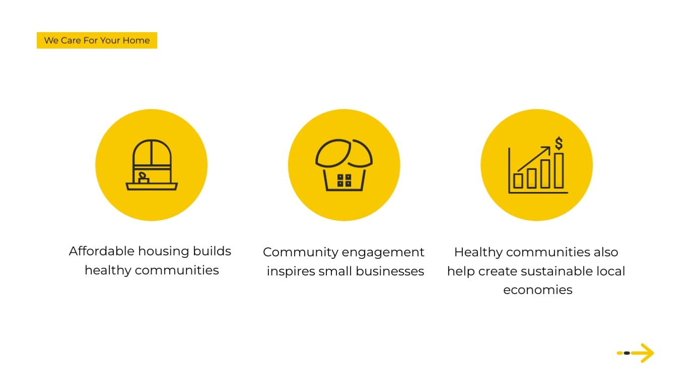 Affordable Housing Non Profit Presentation Template - Slide 10 Affordable Housing Non Profit Presentation Template - Slide 10