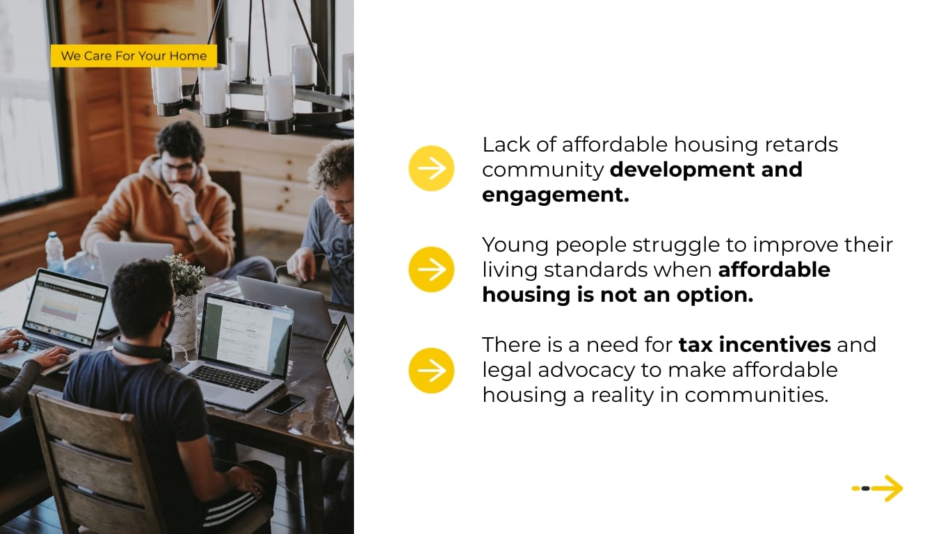 Affordable Housing Non Profit Presentation Template - Slide 4 Affordable Housing Non Profit Presentation Template - Slide 4