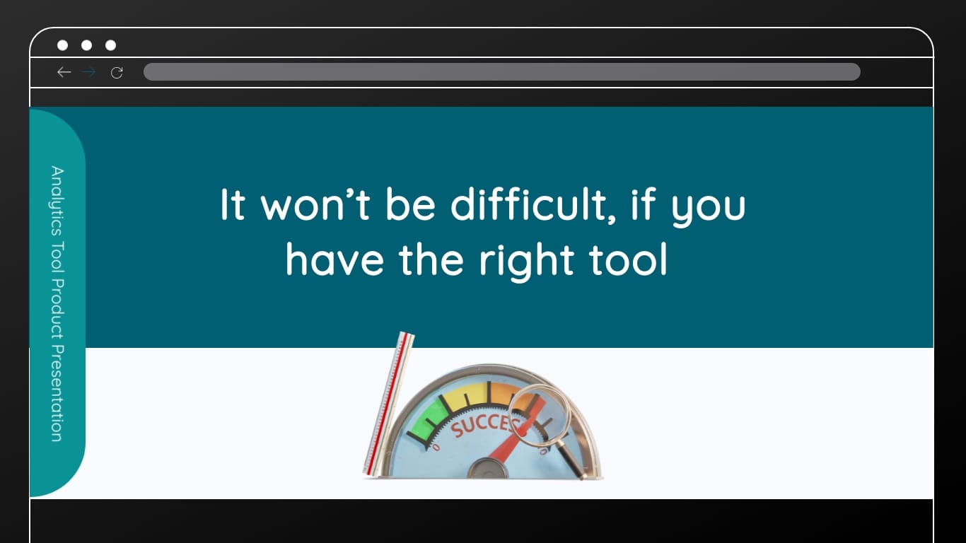 Analytics Tool Product Presentation Template - Slide 9 Analytics Tool Product Presentation Template - Slide 9