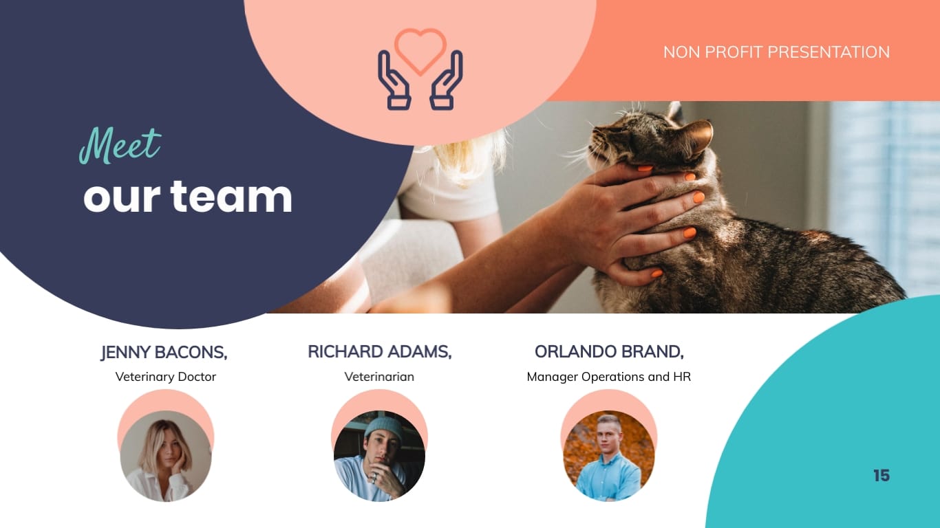Animal Shelter Homes Non Profit Presentation Template - Slide 15 Animal Shelter Homes Non Profit Presentation Template - Slide 15