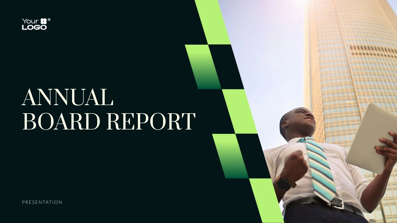 Annual Board Report Presentation Template