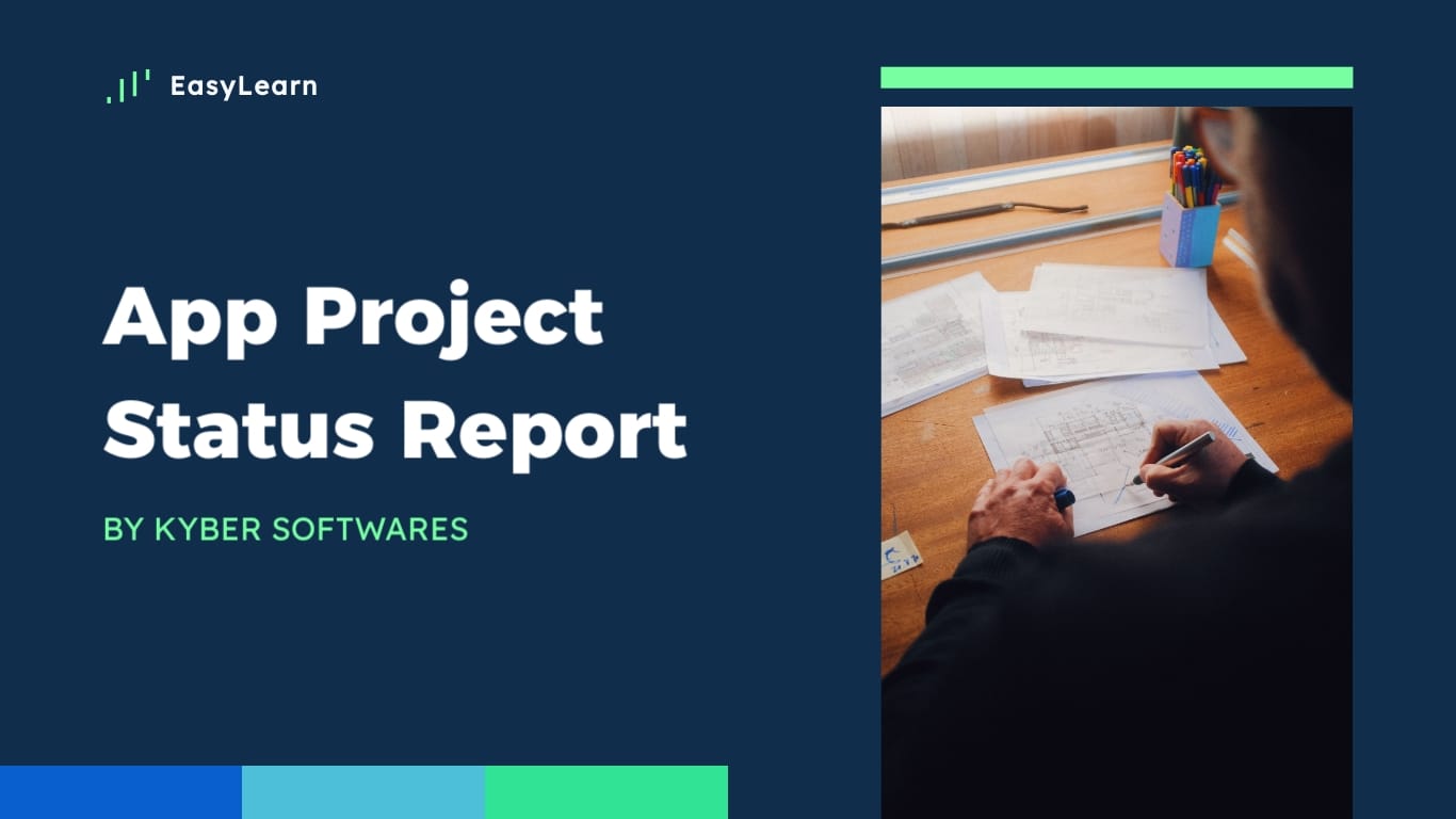 App Project Status Report Presentation Template