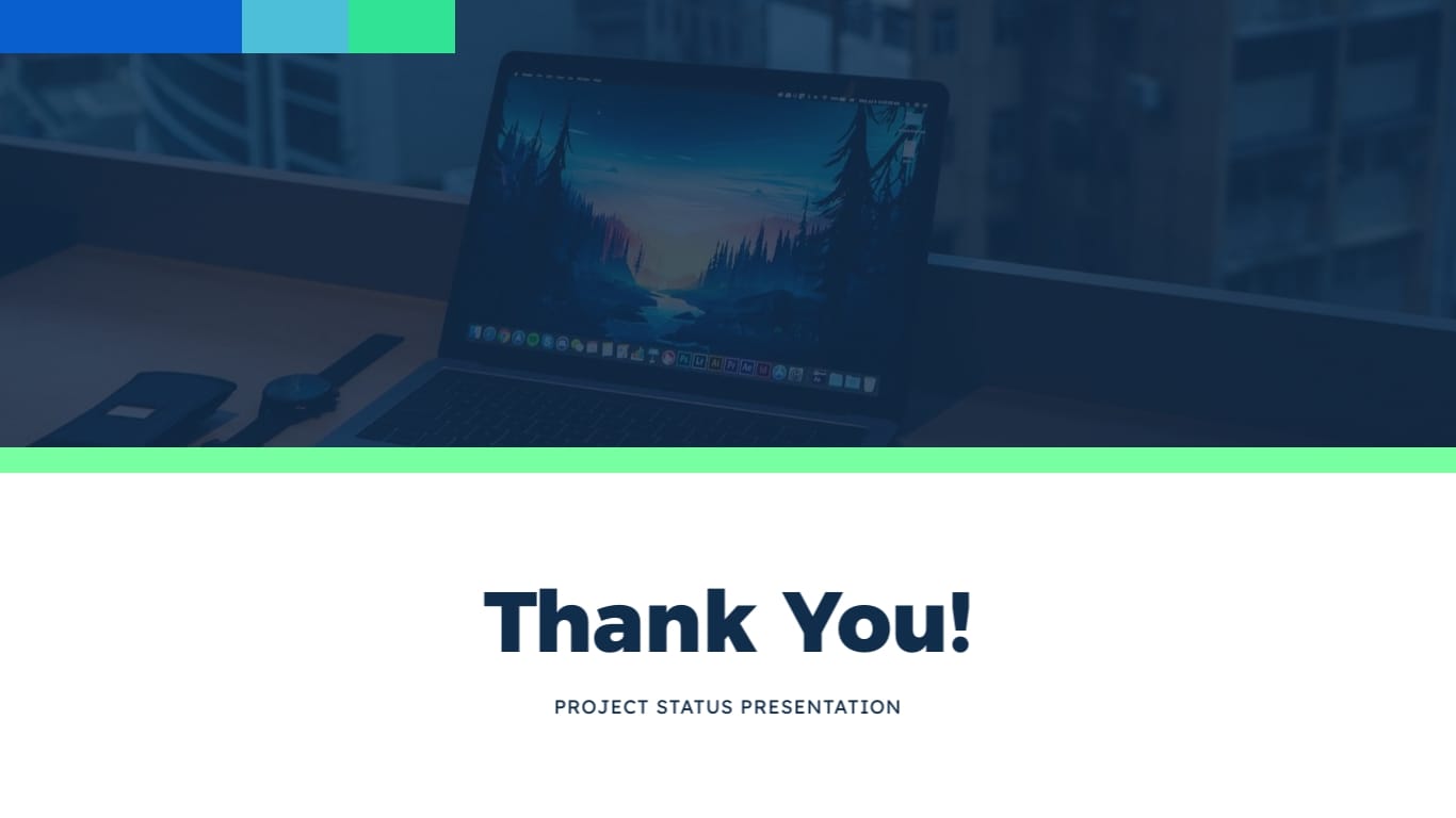 App Project Status Report Presentation Template | Visme