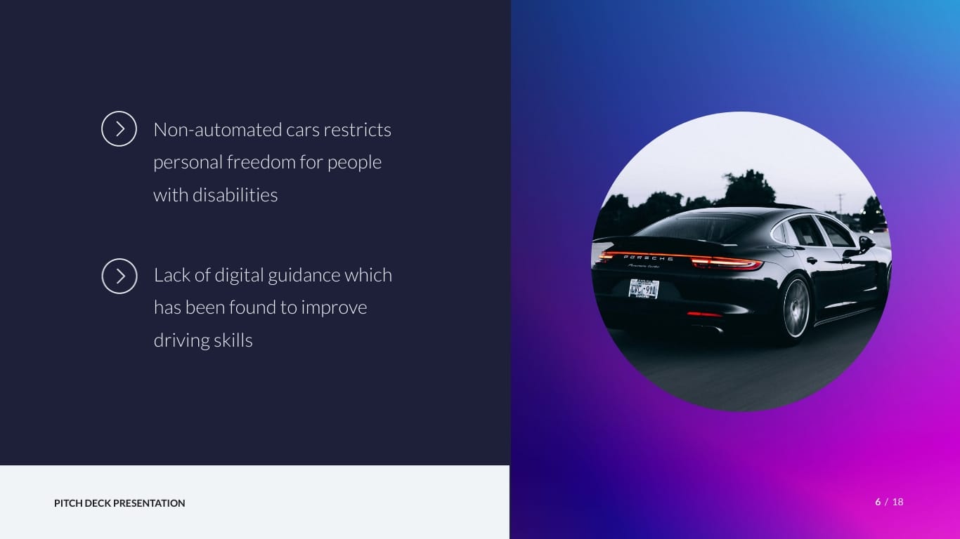 Autonomous Driving Technology Pitch Deck Presentation Template - Slide 6 Autonomous Driving Technology Pitch Deck Presentation Template - Slide 6