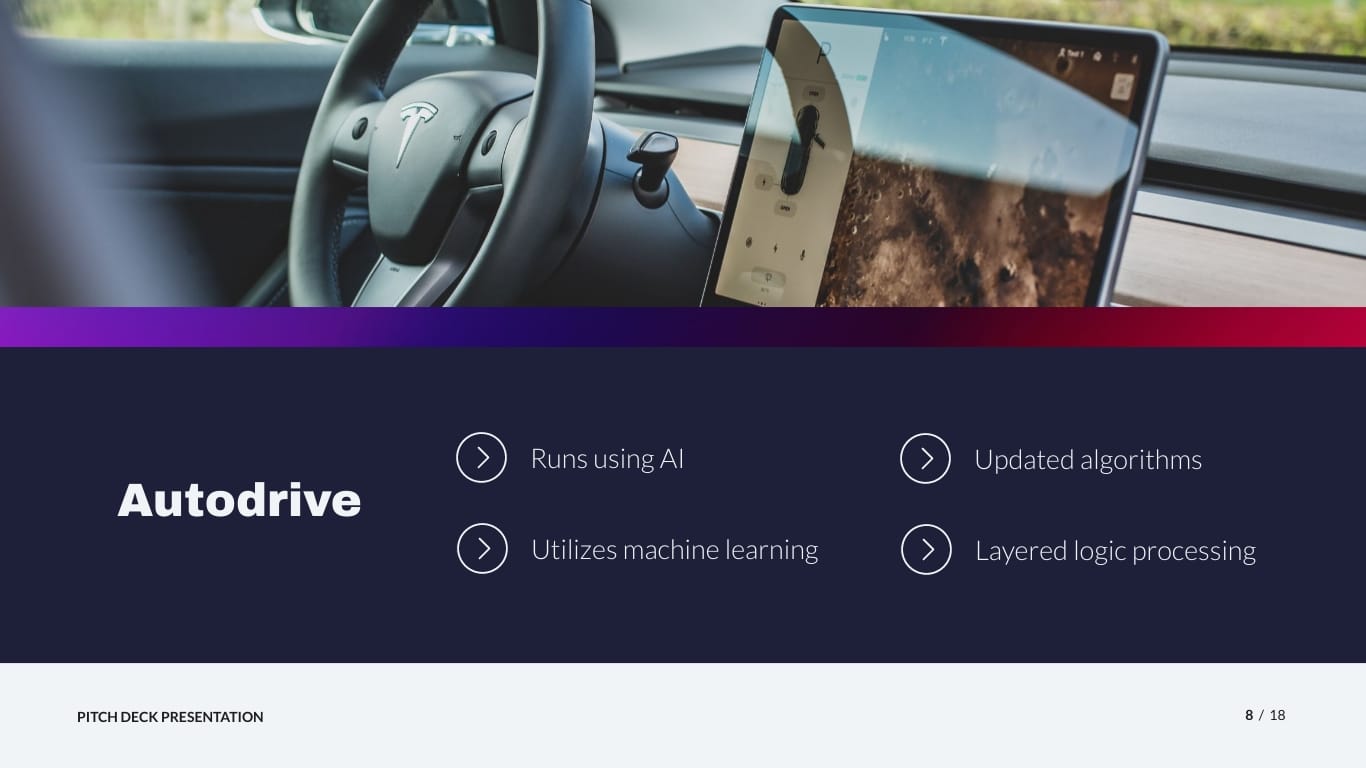 Autonomous Driving Technology Pitch Deck Presentation Template - Slide 8 Autonomous Driving Technology Pitch Deck Presentation Template - Slide 8