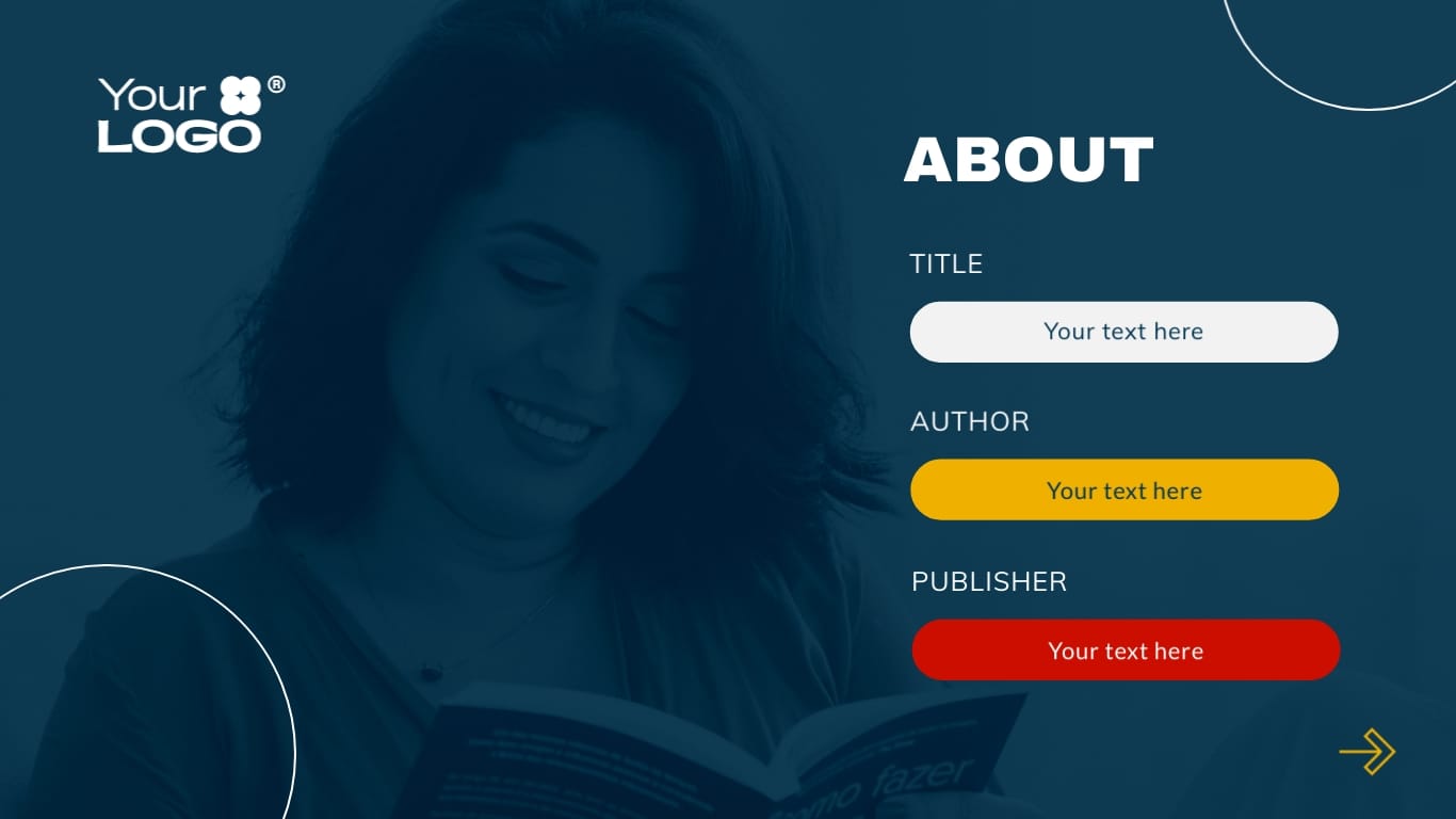 Book Report Presentation Modern Template - Slide 2 Book Report Presentation Modern Template - Slide 2