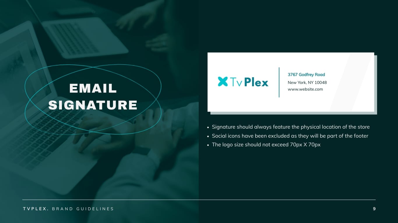 Brand Guidelines Presentation Template - Slide 11 Brand Guidelines Presentation Template - Slide 11