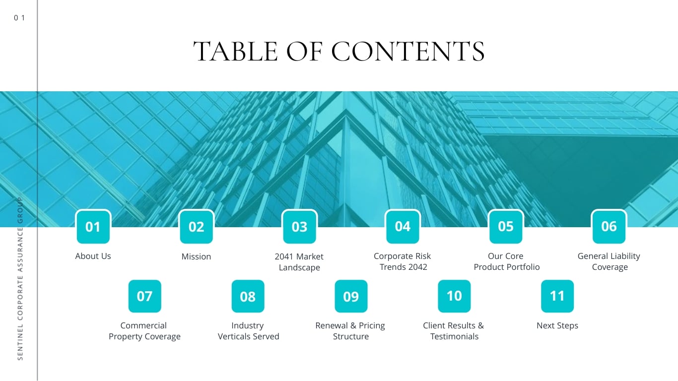 Business Insurance Presentation Template | Visme