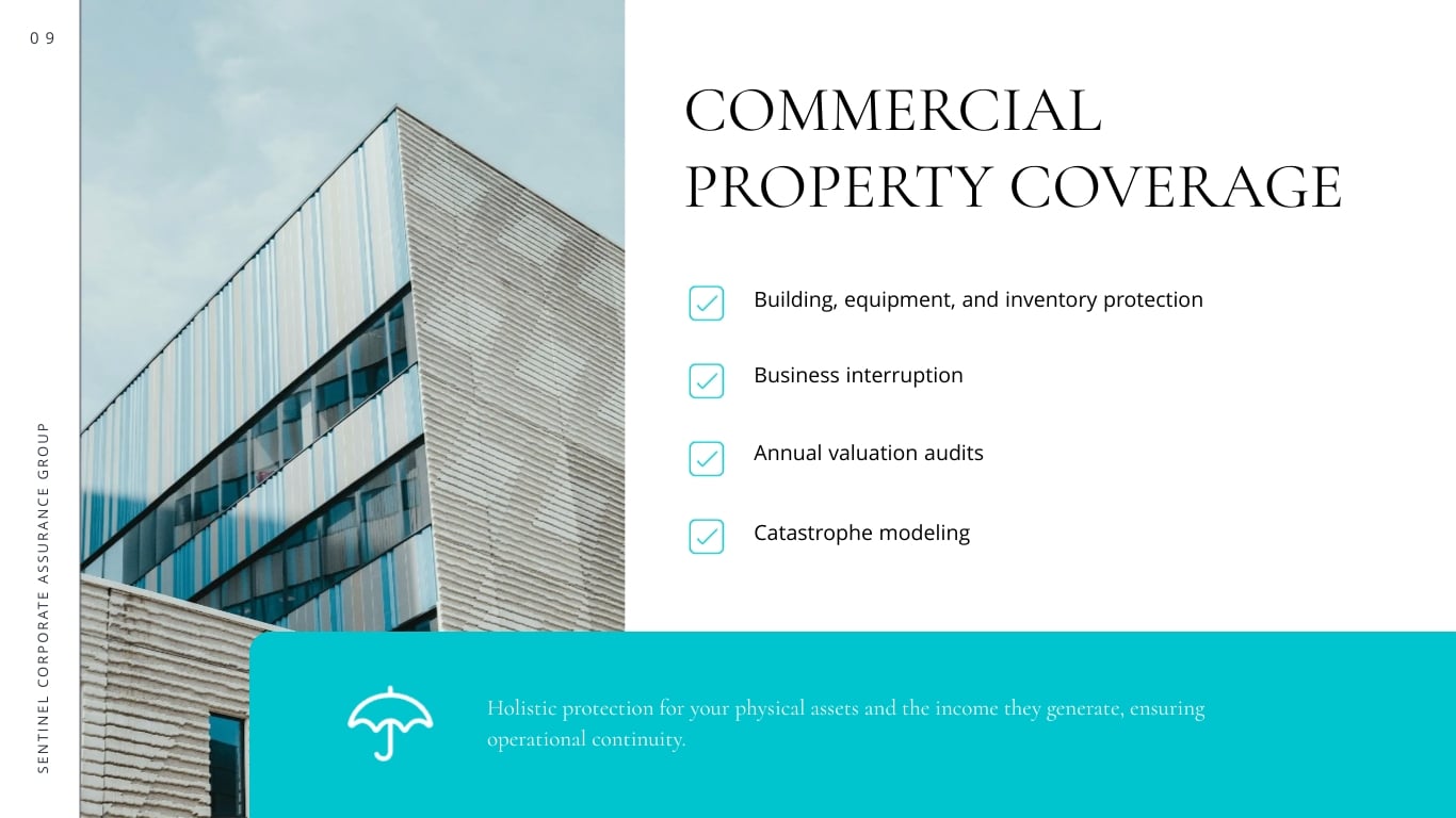 Business Insurance Presentation Template | Visme