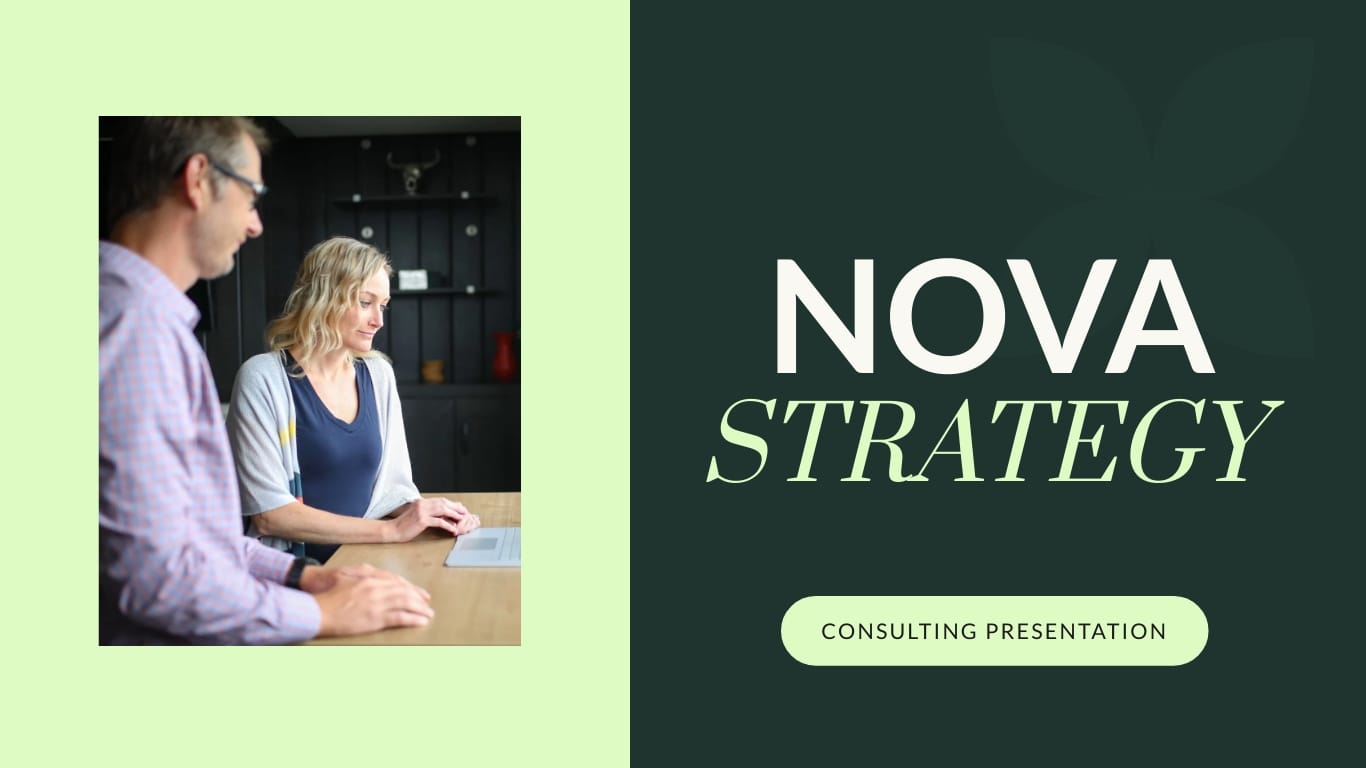 Business Strategy Consultant Presentation Template