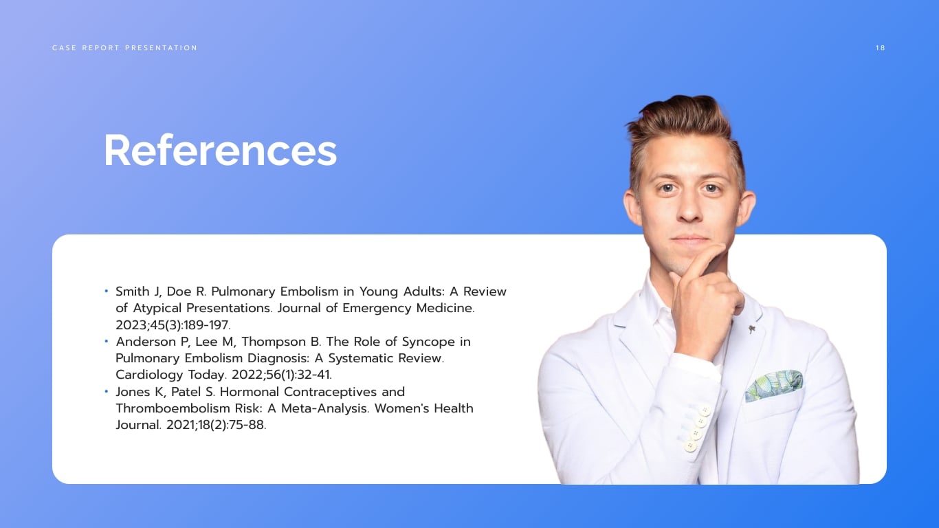 Case Report Presentation Template | Visme