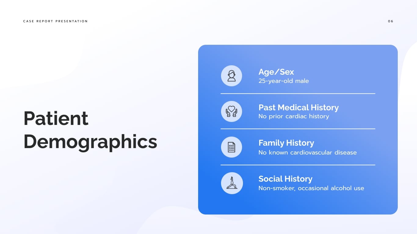 Case Report Presentation Template | Visme